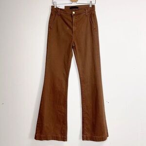 Joes Jeans Womens Size 28 Brown Walnut The Molly High Rise Flare NWT